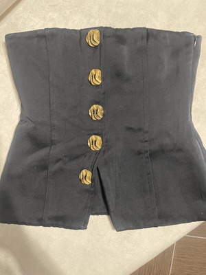 Zara top size XS like new, black and gold