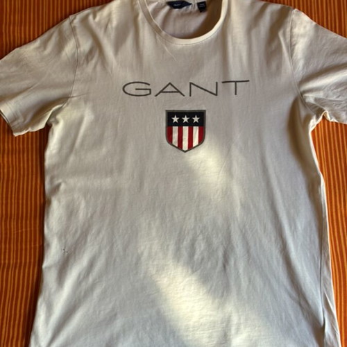 Gant T-shirt, white, size S