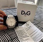  Ρολόι D&G με το αυθεντικό δερμάτινο λουράκι του 100% αυθεντικό