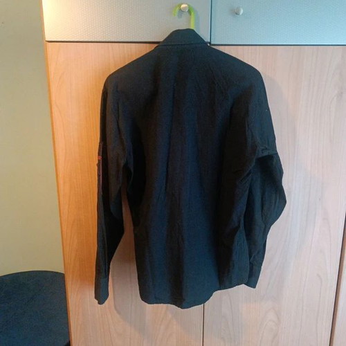 Endeson Fashion men's shirt like new, size M, black orange