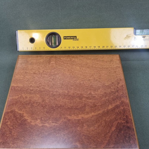 Cigar humidifier box used, wood 20x24cm