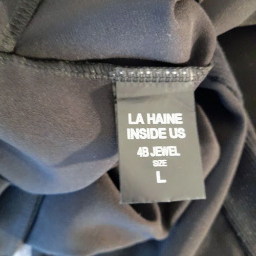 La Haine Inside Us pants like new, size L (M), black