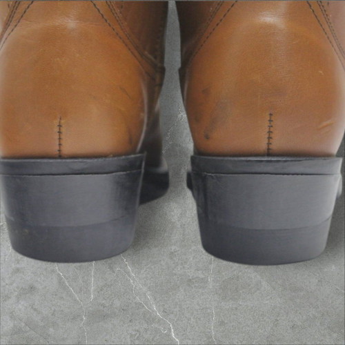 Wissota Trader Pecos boots like new, cowhide leather, brown, size 38