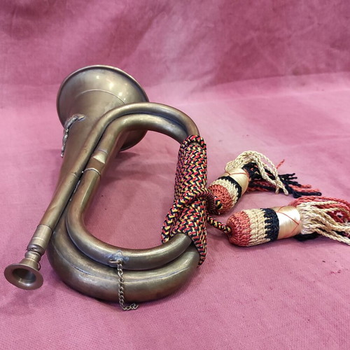 British artillery bugle from WWI and WWII, like new