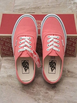 Vans Authentic shoes Strawberry Pink True White, size 36.5