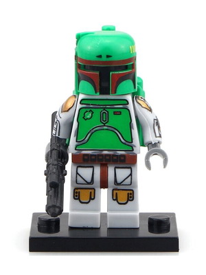 Boba Fett Παλιά Έκδοση καινούργιο με βάση στήριξης και πιστόλι