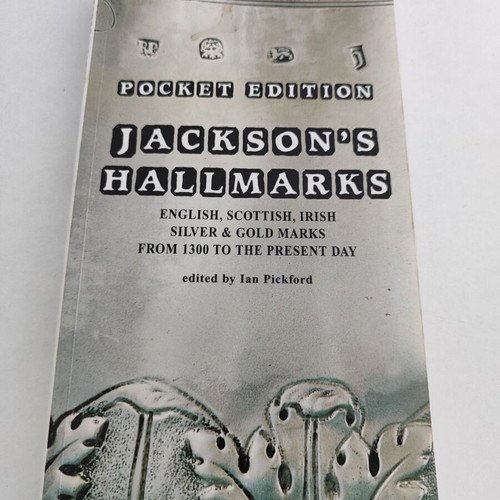 Jackson's Hallmarks Pocket Edition book, like new