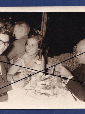 Last Day of Summer 1965 Athens Plaka Vlahou Tavern Vintage Photo used