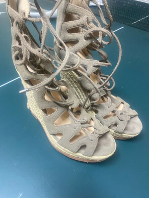 A.S. 98 Espadrille Platforms Like New, High Heels, Size 37