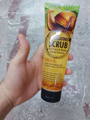 Snail face and body scrub new