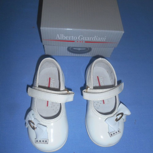 Alberto Guardiani baby shoes used, white, size 21
