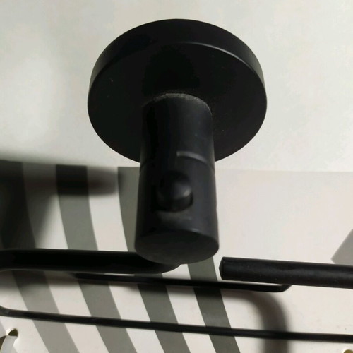 Soap holder metal construction black color new