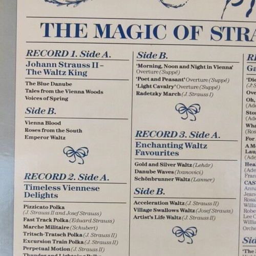 The Magic of Strauss and Vienna vinyl LP collection used, classical music