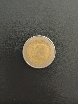 2€ coin Netherlands used, 2013, Queen Beatrix