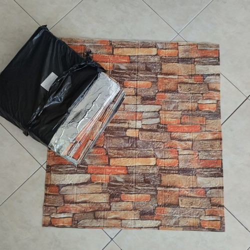 Vintage wall brick stickers pack of 10 pieces 70x77cm new