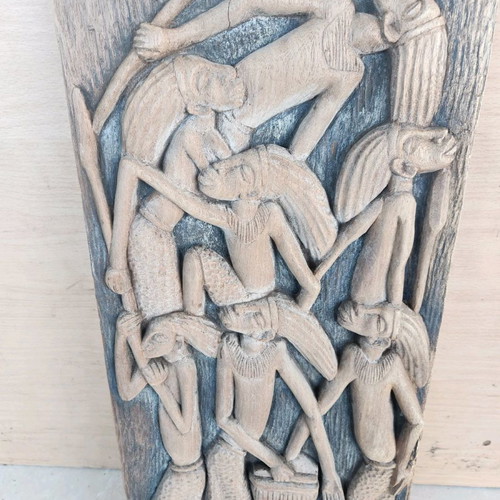 Handmade wooden frame used