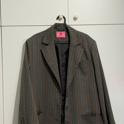 Karavan oversized jacket like new, gray and beige