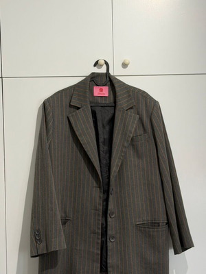 Karavan oversized jacket like new, gray and beige