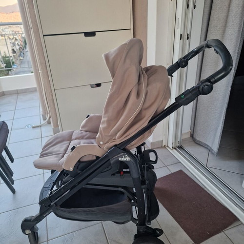 Cam stroller used, beige, foldable, fully functional