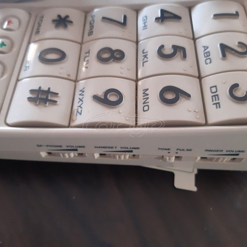 Wired Telephone for Elderly and Special Needs Like New, White