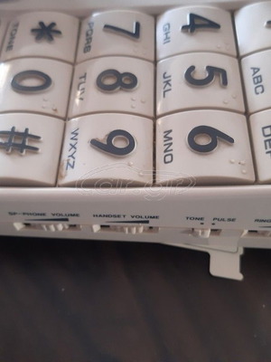Wired Telephone for Elderly and Special Needs Like New, White