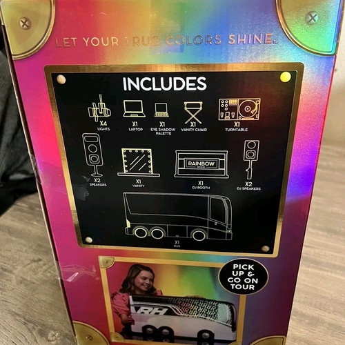 Rainbow World Tour Bus & Stage new with accessories and lights