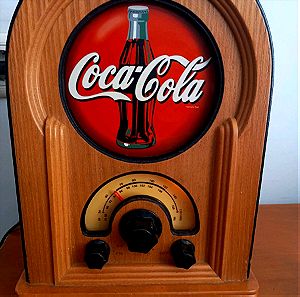 Coca Cola ραδιόφωνο σε ρετρό ύφος