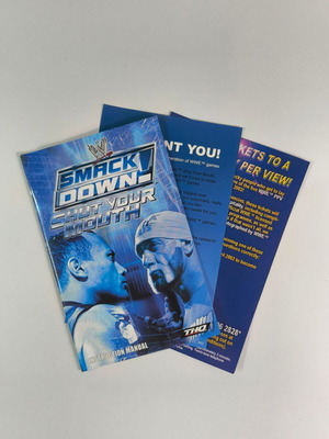Smackdown Shut Your Mouth PS2 manual used, English edition