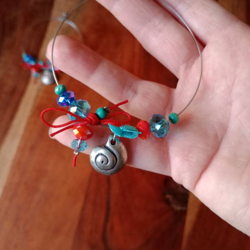 Earrings summer style like new