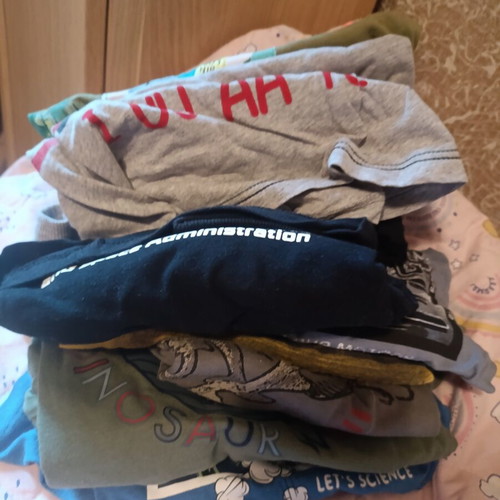 9 Long Sleeve Shirts For Boys 6-8 Years Like New