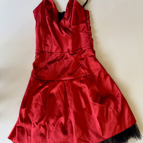 Myriam Petrou red evening dress medium like new