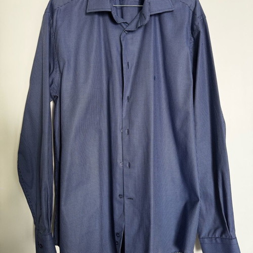 Ανδρικό πουκάμισο The Bostonians μπλε μέγεθος 44 (XL) σαν καινούριο