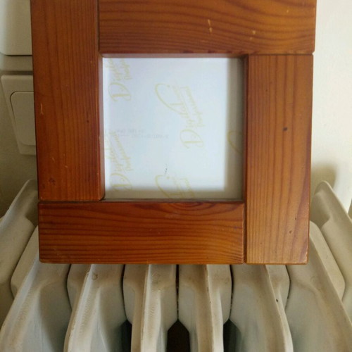 Wooden small photo frame used without glass