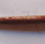 Handmade iron key used, 14cm, late 19th century from Ioannina mansion