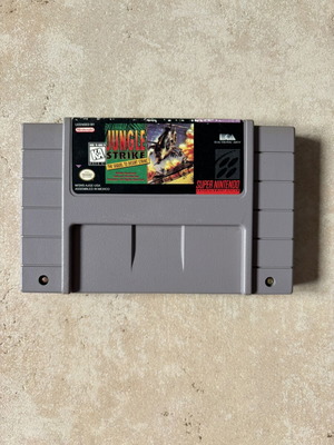 Jungle Strike Super Nintendo SNES game, American