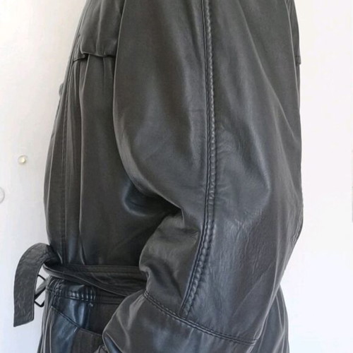 Leather jacket unisex medium like new, vintage, black