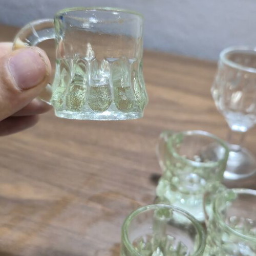 Vintage Mini Glasses Collection 14 Pieces like new