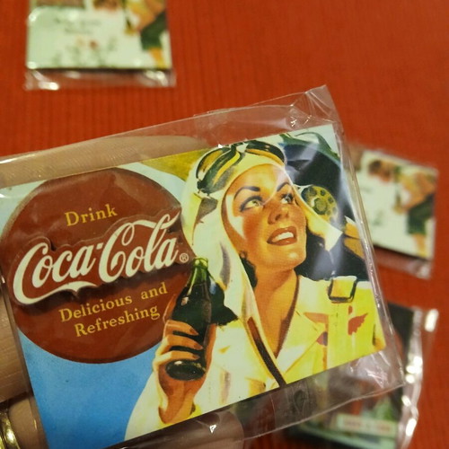 Collectible 3D vintage Coca Cola magnet new