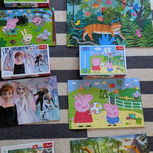 Puzzle for 3 and 4 years old children used