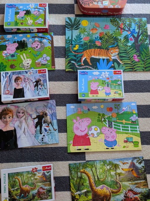Puzzle for 3 and 4 years old children used