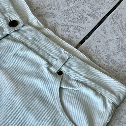 John F Gee Jean white ecru size L