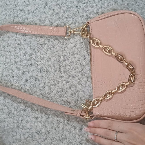 Pink shoulder bag used