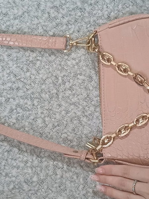 Pink shoulder bag used