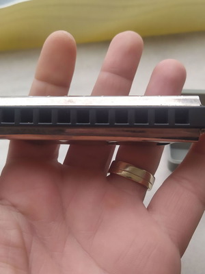 Victory harmonica like new with case