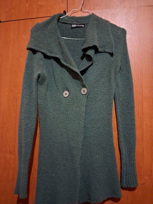 Παλτό BSB Collection μάλλινο πράσινο small σαν καινούργιο