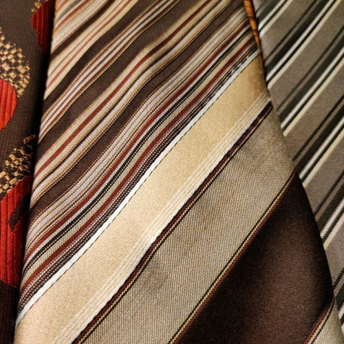 Vintage ties used, pack of 7, timeless designs