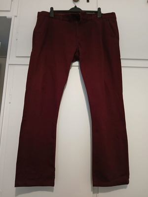 Pop-Air men's pants used, burgundy, size 44