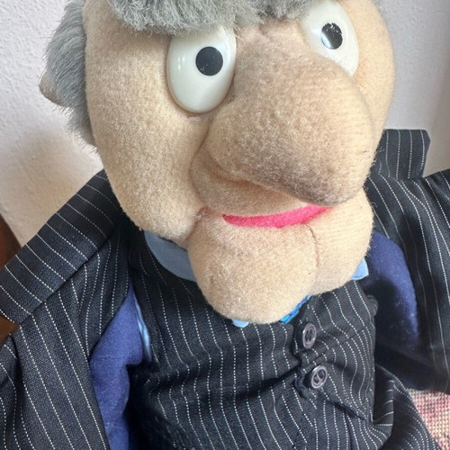 Muppet Show Statler and Waldorf collectible plush dolls like new