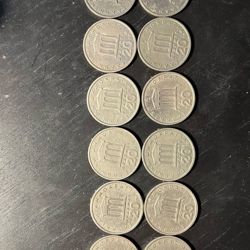 20 drachma coins Pericles used, pack of 12 pieces