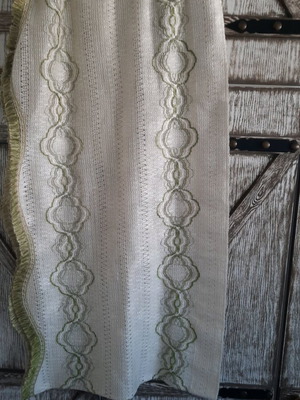 Curtain used, length 3.05 m and height 0.60 m